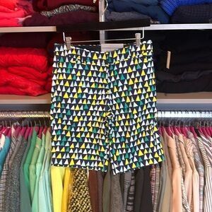 Talbots navy with triangle print size 2 NWT​